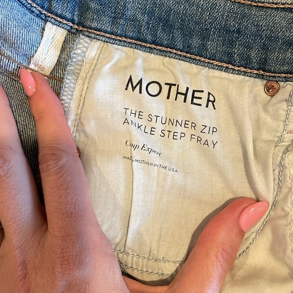 Mother Jeans Stunner Zip Ankle Step Fray - Picture 6 of 8